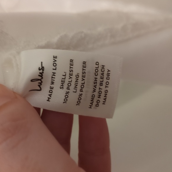 Lulu's Noteworthy Charm white floral embroidered strapless lace up midi dress - Picture 12 of 13